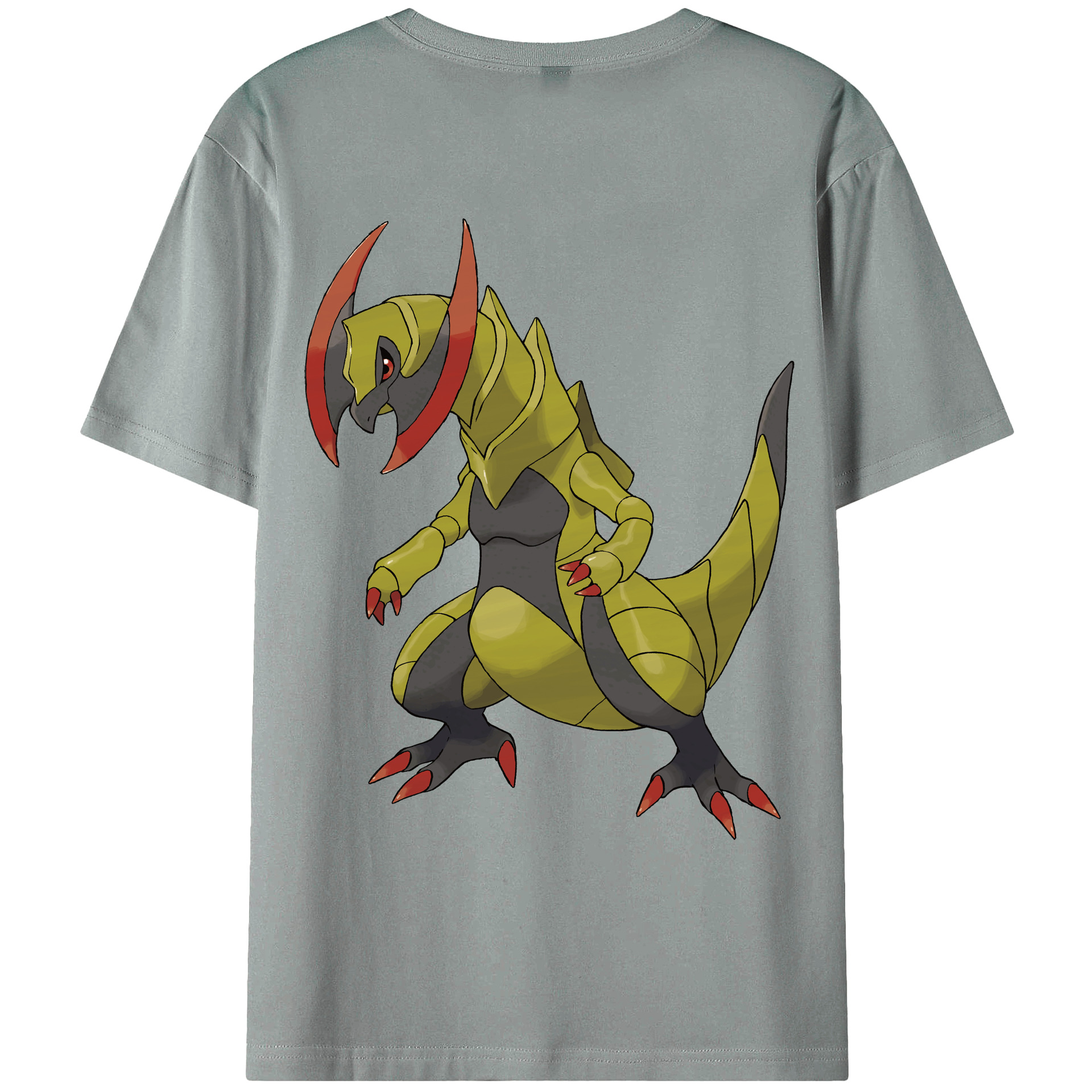 （画像用） ポケットモンスター Pokémon 綿100％ メンズ半袖Tシャツ（バックプリント） 通気性